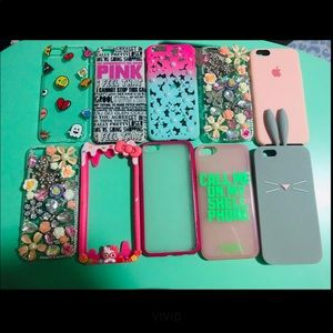 iPhone 6s cases (10 of them)